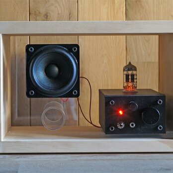 acrylic speaker pine [真空管アンプ内蔵]の画像
