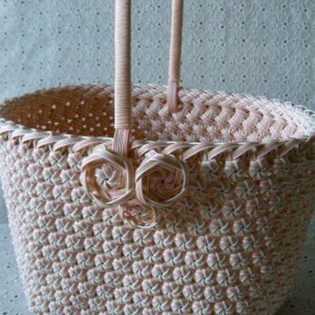 花結び編みのかご  Ｕ様オーダー品の画像