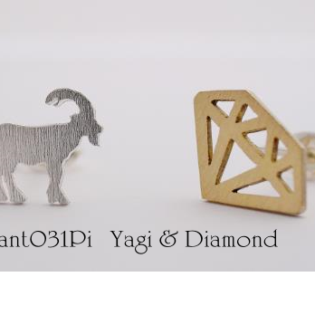 Yagi & Diamond ピアス【adamant】