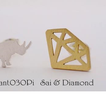 Sai & Diamond ピアス【adamant】