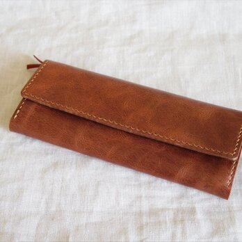 【M様オーダー品】ラクダ革のシンプルな長財布の画像