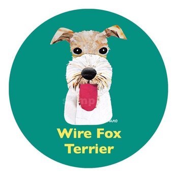 ワイヤー フォックス テリア《犬種名ステッカー/小型犬》の画像