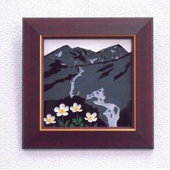 なつかしの山・思い出の花シリーズ「大日岳・チングルマ」の画像