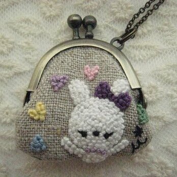 ちびがま口ネックレス