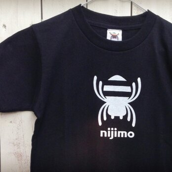 nijimo KIDS Tシャツ〈ブラック〉の画像