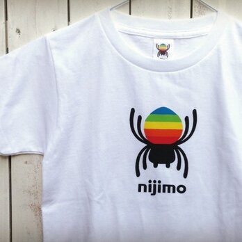 nijimo KIDS Tシャツ〈ホワイト〉の画像