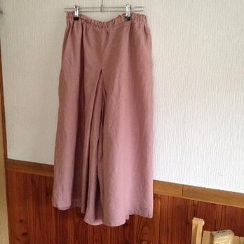 くすんだ感じのピンク系　袴パンツ　M～Lの画像