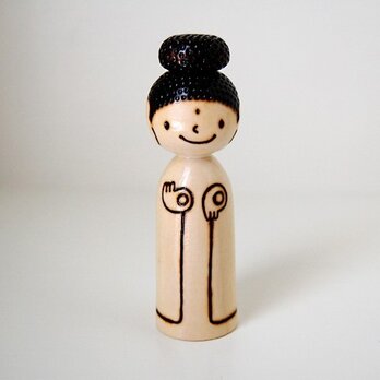 阿弥陀さま＊コケシ＊白木シンプル4