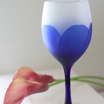 ～HANA～ワイングラス　青1客