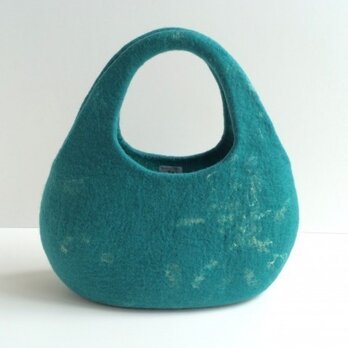 フェルトBag　定番小　シルク・グリーン