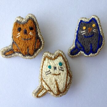 cat - brooch