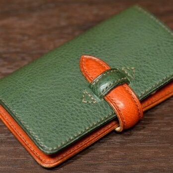 【14色から選んで作る】イタリアンレザー　手縫いのベルト留め6連キーケース