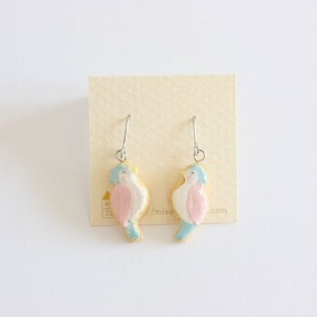 アイシングクッキーのピアス（トリ）