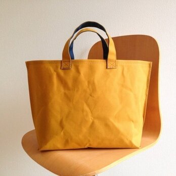 9号帆布パラフィン加工 カラシ色その2