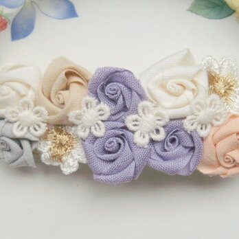 New ☆ニュアンスカラー　フラワーバレッタ 1