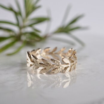 Olive leaf ring [R066K10]の画像