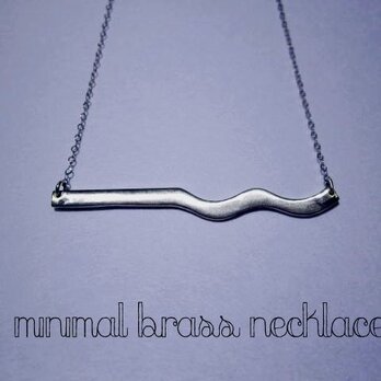 Minimalismシリーズ　Brass Necklaceの画像