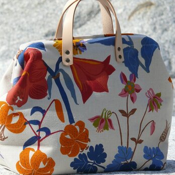 Boston bag　L-size   花壇（Jobs)