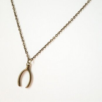 Wishbone necklaceの画像