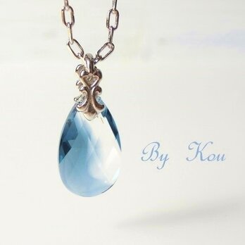 【sold】＊ほんのり秋色＊スワロのtear ネックレス。Ⅱ