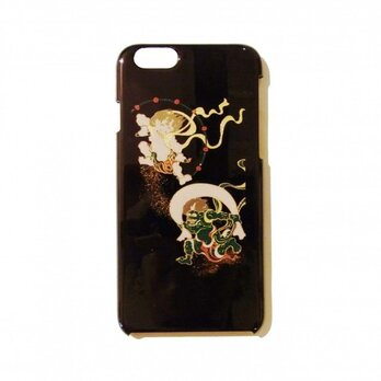 蒔絵iPhone6ケース　風神雷神
