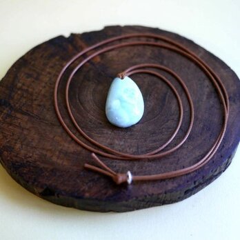 ラリマー/シンプルネックレス 327