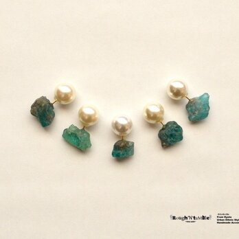 Rough rock pierce apatite （片耳販売）