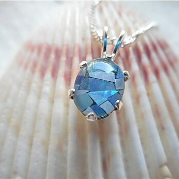 Mosaic Opal Necklace <silver925>の画像