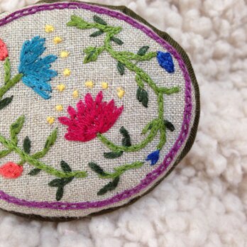 伝統柄ブローチ2