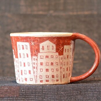 赤絵ビルマグカップ