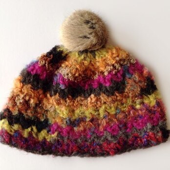 sale*うさぎのしっぽニット帽02