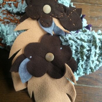 お花畑マフラー２