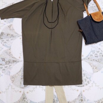 ★上質綿ニット 100% ラクラン袖ワンピース★