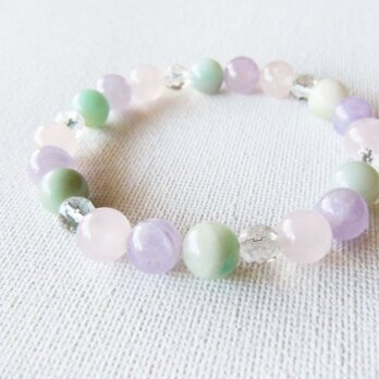 ３色パステルカラーのブレスレット