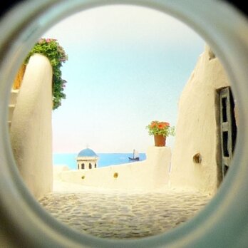 ボトルスコープ　ギリシャ　サントリーニ島の画像