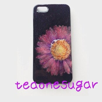 iPhone5.5s /darkflower 押し花の画像