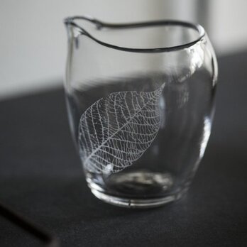 glass 手吹き片口 #1