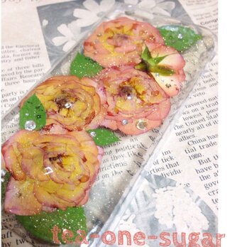 09 iPhone6/apricot rose
