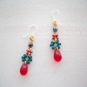 <再販>Candy drop pierced earringsの画像