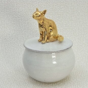 Gold Cat Candy Box-Aの画像