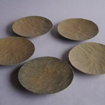 小皿125白5枚組 #0019