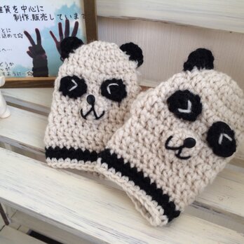 あったかパンダちゃん手袋/ミトン