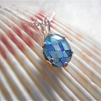 Mosaic Opal Necklace 　silver 925の画像