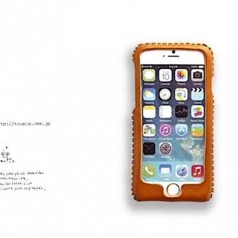 iPhone6s 各種iPhoneレザーケース（キャメル）