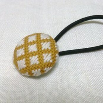 こぎん刺し　ヘアゴム