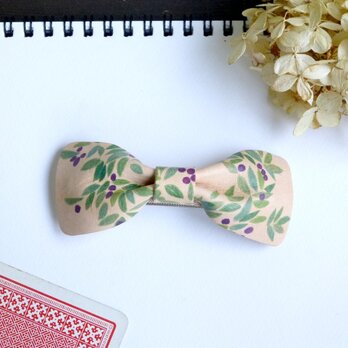 レザーリボンバレッタ（ベリーリース）ILL-1117