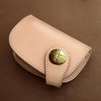 本革サドルレザーの折財布（ハーフ）【受注製作】の画像