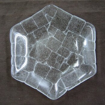 六角ガラス皿　ＳＤ２５２の画像