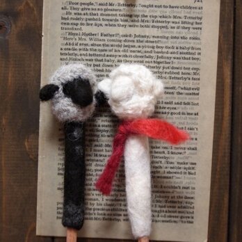羊毛フェルト鉛筆サックセット 羊の画像