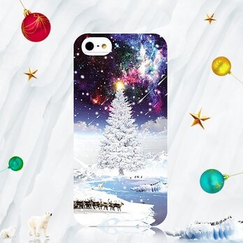 宇宙のクリスマス☆プリントスマホケース iPhone16 〜ケース各種 Androidの画像
